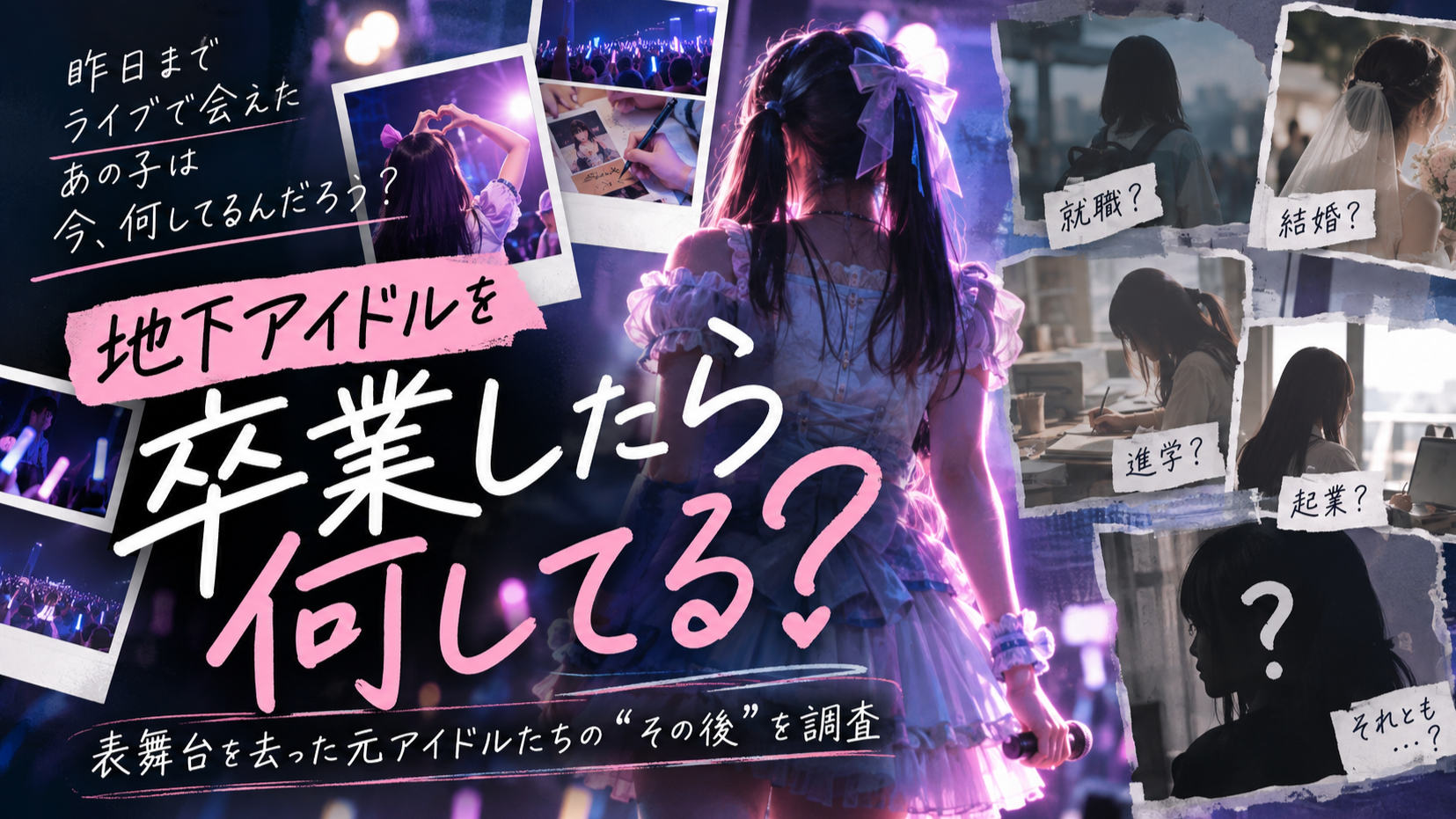 地下アイドルを卒業したら何してる？表舞台を去った元アイドルたちの“その後